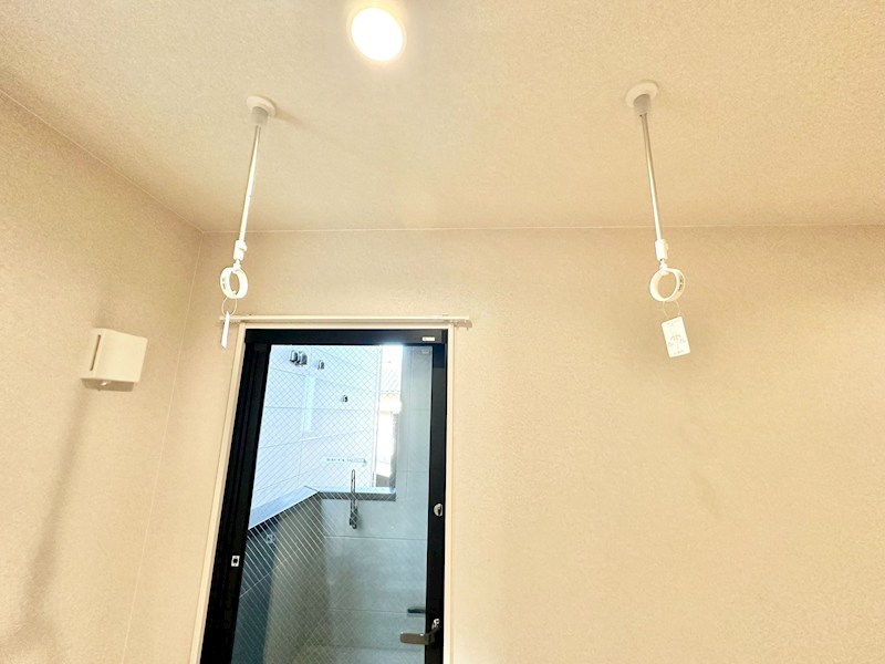 その他　室内物干しが使えます