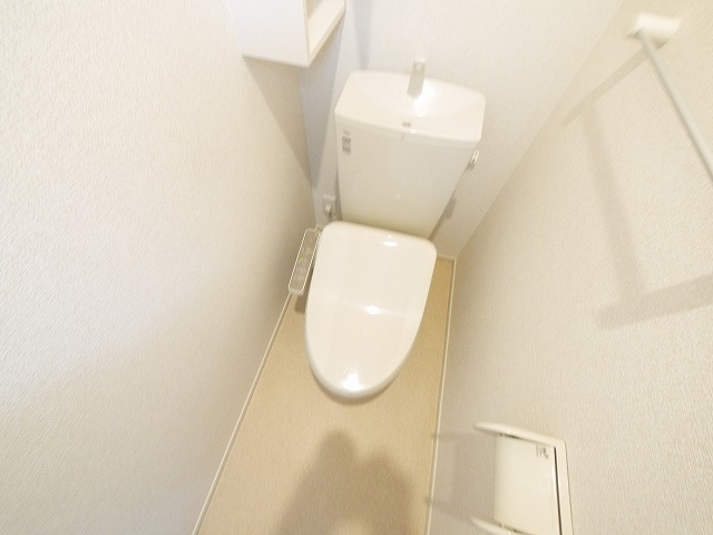 トイレ　ゆったりとした空間のトイレです