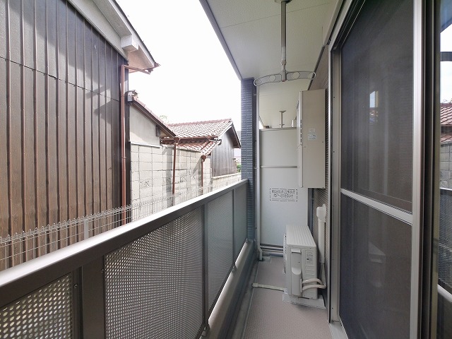 バルコニー　落ち着いた時間を過ごせるバルコニーです