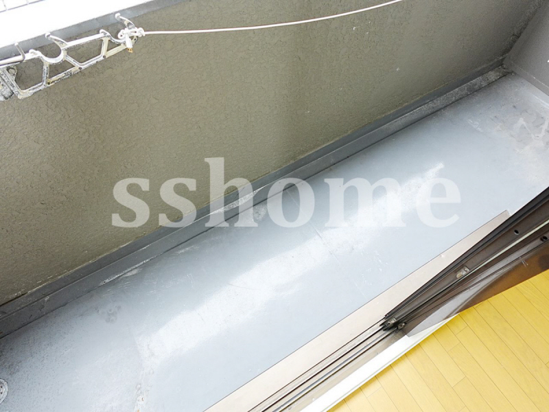 バルコニー　北向き