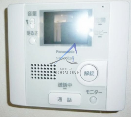 セキュリティ　モニター付きインターホンです。