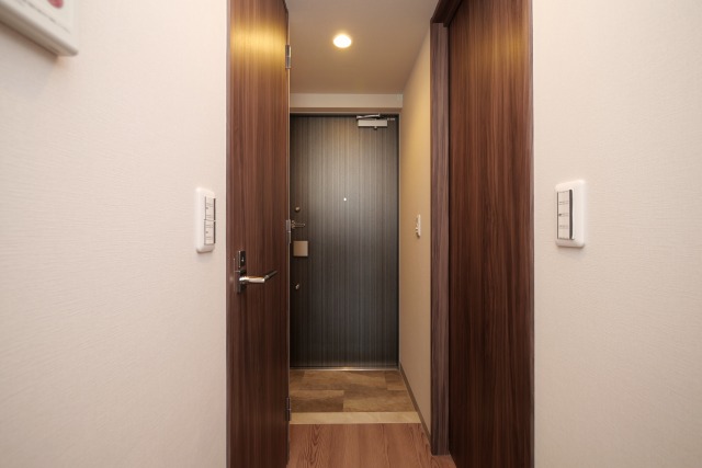 玄関　落ち着いた玄関です