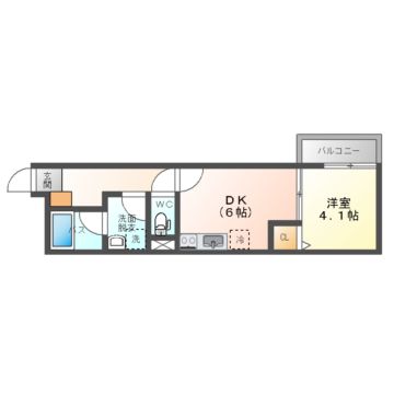 S Apt.門真城垣町の間取り写真