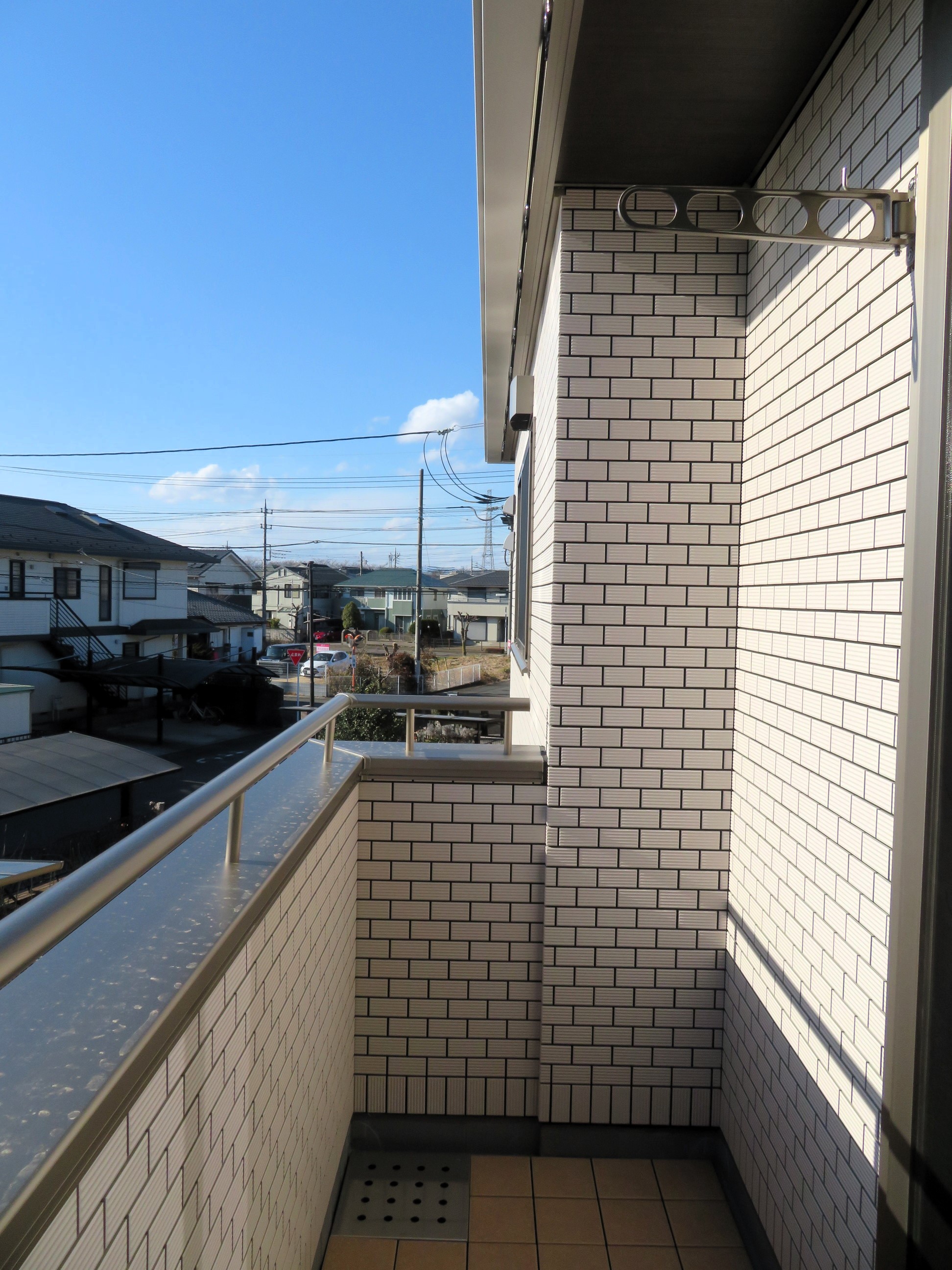 バルコニー　南面バルコニーで日当たり良好です！