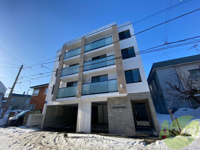建物外観　札幌市豊平区西岡４条「Ｆｏｕｒ　Ｓｅａｓｏｎｓ福住」