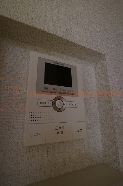 セキュリティ　TVモニターホンつきで来客時も確認できます