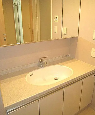 洗面設備　別タイプ部屋　参考写真です