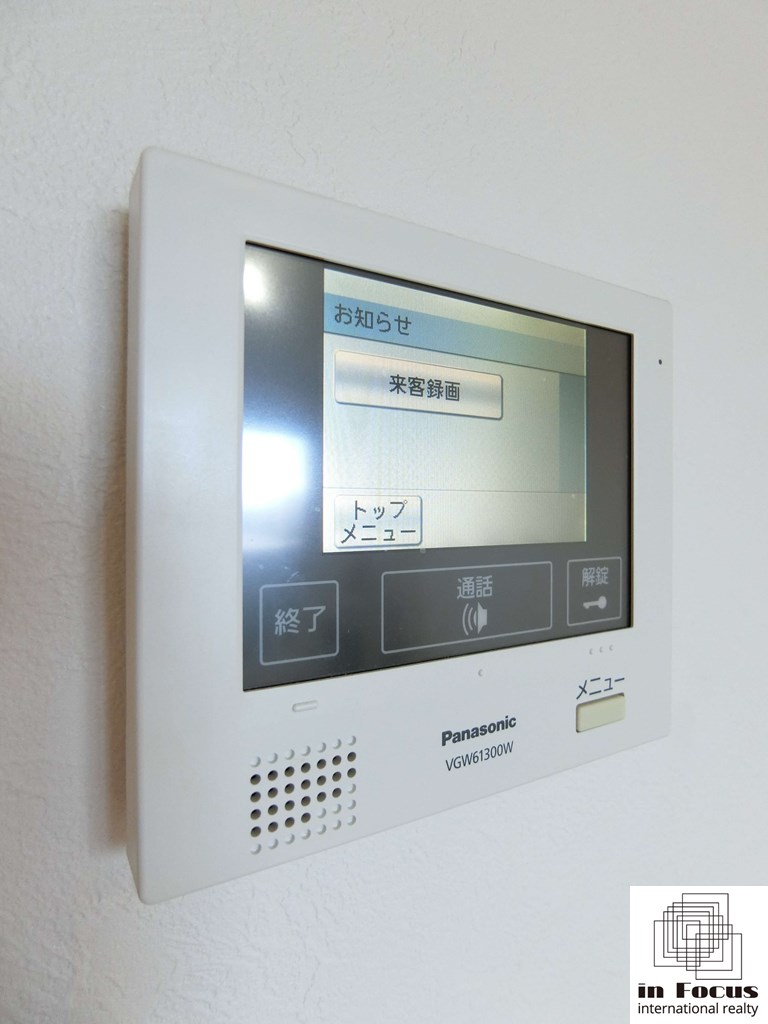 セキュリティ　来客の顔が見える安心のTVモニターホン