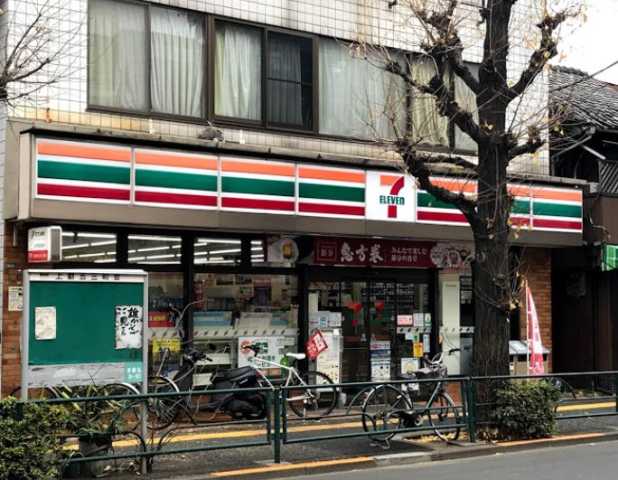 コンビニ　セブンイレブン　文京動坂上店（コンビニ）まで161m