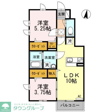ブリックスの間取り写真