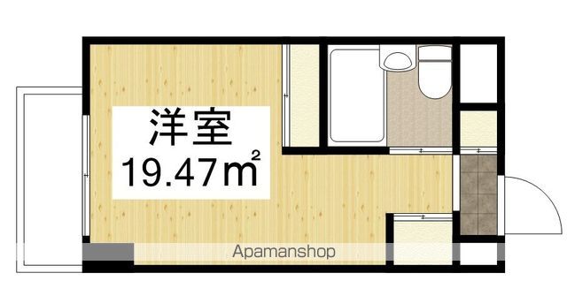 ＪＲ福塩線 福山駅 徒歩18分 10階建 築37年の間取り写真