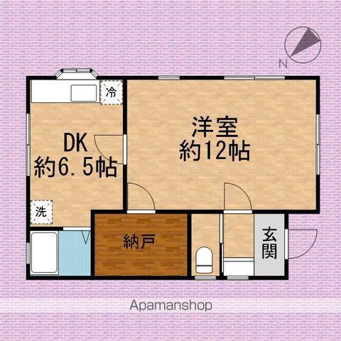 東武東上線 鶴瀬駅 徒歩5分 1階建 築21年の間取り写真