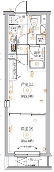 VERXEED STAIR HIGASHI JUJO EKIMAEの間取り写真