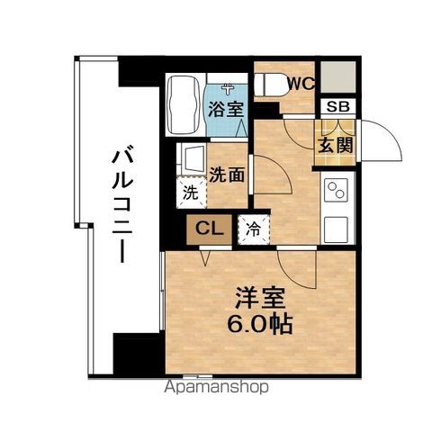 地下鉄御堂筋線 中津駅 徒歩6分 15階建 築3年の間取り写真