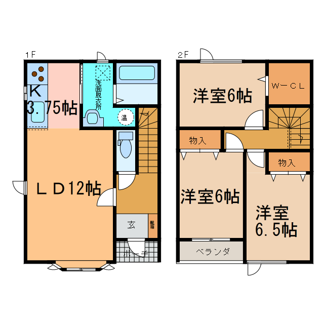 シャルールの間取り写真