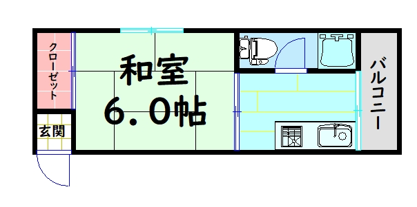 コーポ五十嵐の間取り写真