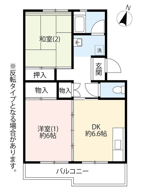 UR金町五丁目の間取り写真