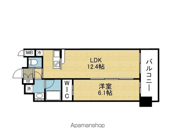 近鉄奈良線 河内永和駅 徒歩4分 15階建 築2年の間取り写真