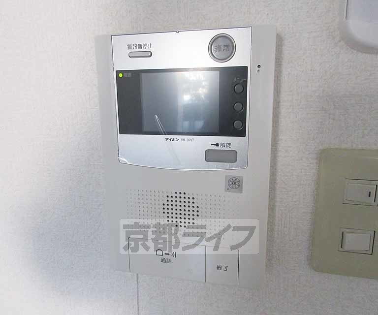 セキュリティ　モニター付きインターホン・