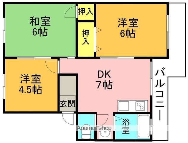 武智マンションの間取り写真