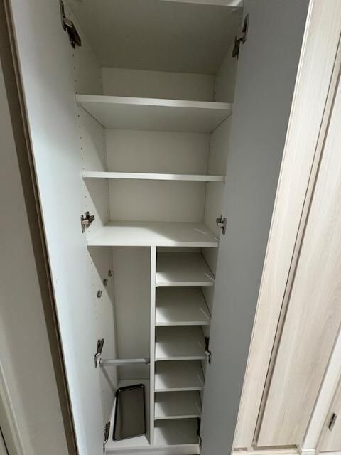 その他　棚付なので収納道具なしでも◎