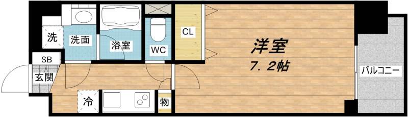 アーバネックス谷町IIの間取り写真