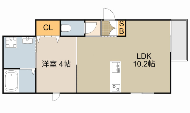 京阪本線 古川橋駅 徒歩17分 3階建 新築の間取り写真