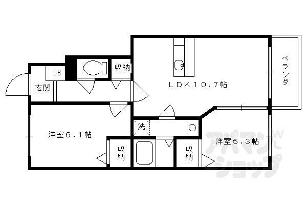 LAND PARK 横大路の間取り写真