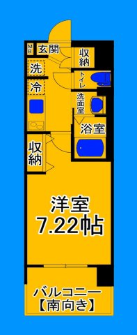 ＪＲ阪和線 我孫子町駅 徒歩7分 11階建 築5年の間取り写真