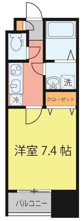 シェルグランデ東口の間取り写真
