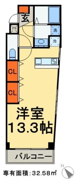 TreeDen馬橋Iの間取り写真