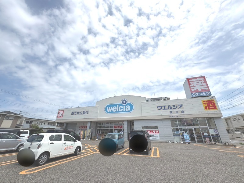 ドラックストア　ウエルシア青山店（ドラッグストア）まで754m