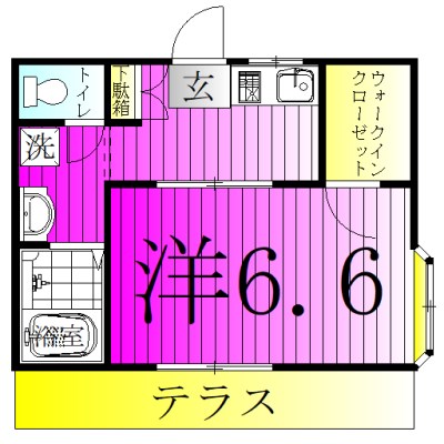 シャトレー藤ノ台の間取り写真