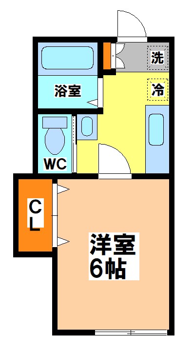 ＪＲ中央線 東小金井駅 徒歩13分 2階建 築23年の間取り写真