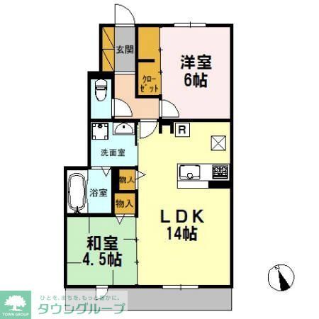 北野翠亭IIの間取り写真