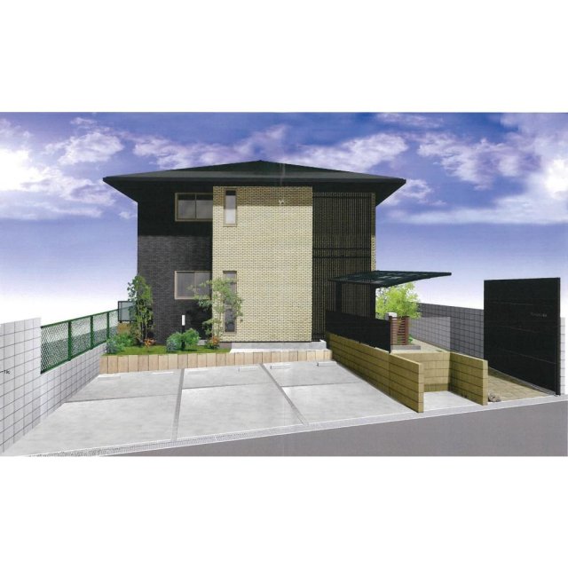 建物外観　完成パース