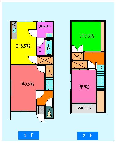 【コートハウスの間取り】