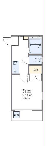 レオパレス中野第６の間取り