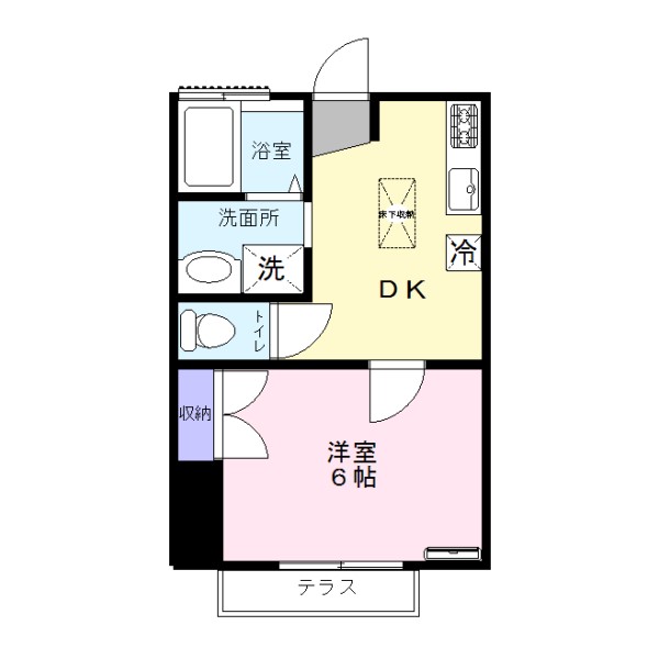 モンシェリーダイワの間取り