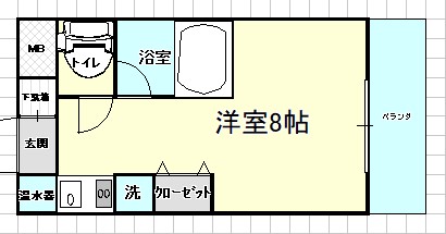 新第1田中興産ビルの間取り写真