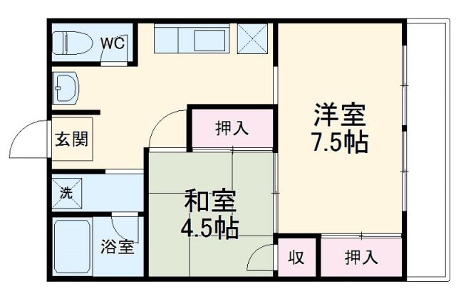 竹内荘・店舗IIの間取り