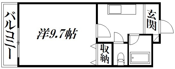 浜松市浜名区小松のマンションの間取り