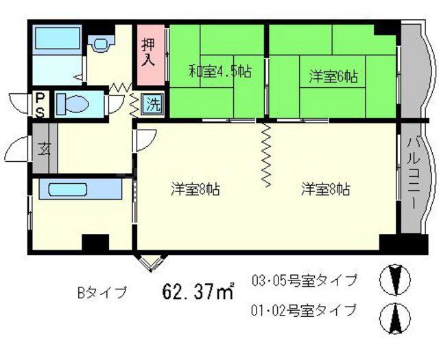 ヴォール・ヴォランの間取り