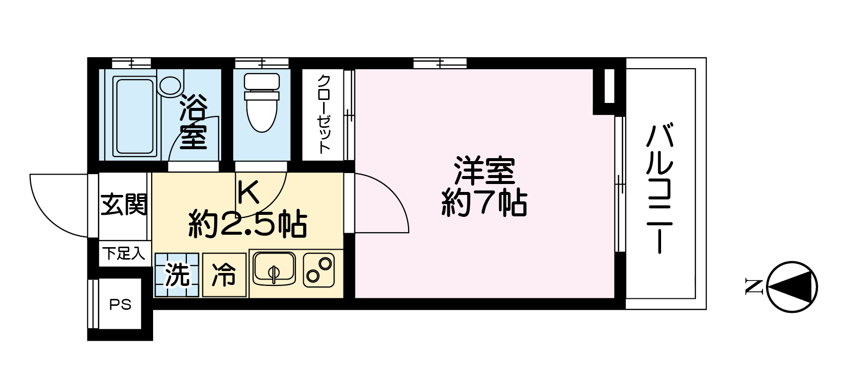 クレスト上高井戸の間取り