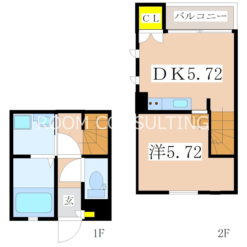 Sereo楠元A棟の間取り