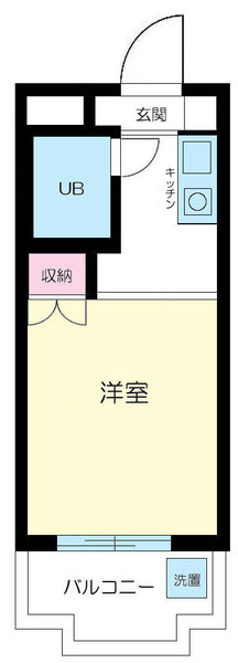 川崎市高津区諏訪のマンションの間取り