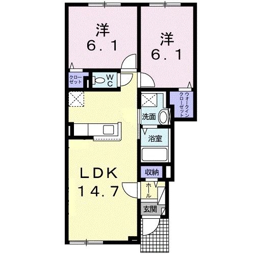 ヒカルサ　苫小牧　イーストの間取り