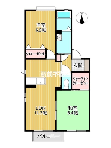 シャーメゾン柳川の間取り