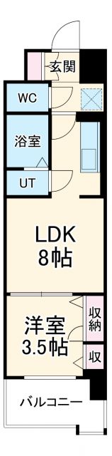 ファステート名古屋駅前アルティスの間取り