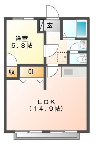 リブソレイユの間取り